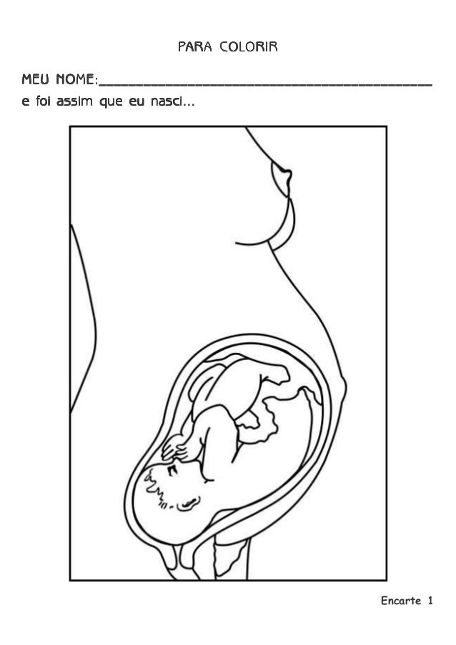 PARA COLORIR
MEU NOME:_____________________________________________
e foi assim que eu nasci...
Encarte 1