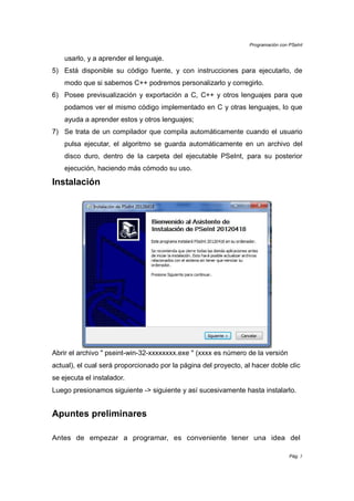 PESEINT MANUAL | PDF