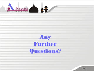 Any
Further
Questions?
 