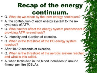 Recap of the energy continuum. ,[object Object],[object Object],[object Object],[object Object],[object Object],[object Object],[object Object],[object Object]