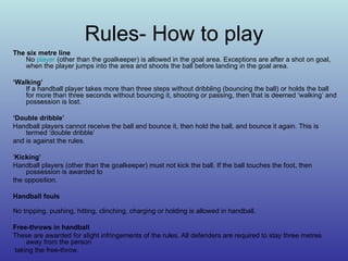 Goalkeeping Rules PEShare.co.uk Shared Resource | PPT