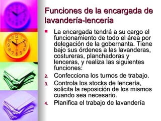 Pesoal Lavanderia Lenceria