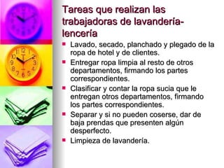 Pesoal Lavanderia Lenceria