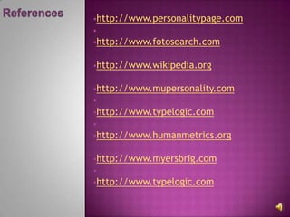  ISFJ - The Nurturers 