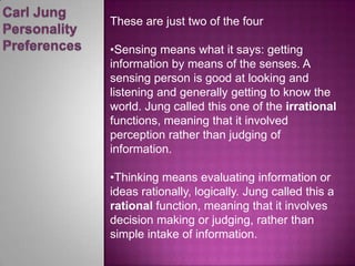 Introverted Intuition (modern types: INFJ, INTJ) 