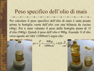 Pesospecifico | PPT