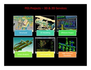PES Projects – 3D & 2D Services
 