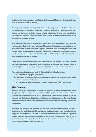 Pesquisa Jornalismo e Mudanças Climáticas - ANDI