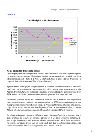 Pesquisa Jornalismo e Mudanças Climáticas - ANDI