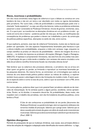 Pesquisa Jornalismo e Mudanças Climáticas - ANDI