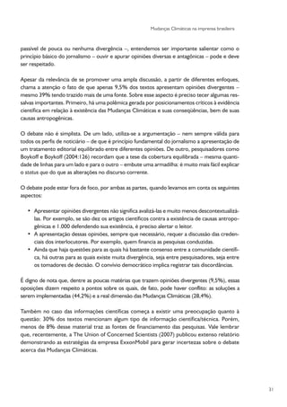 Pesquisa Jornalismo e Mudanças Climáticas - ANDI