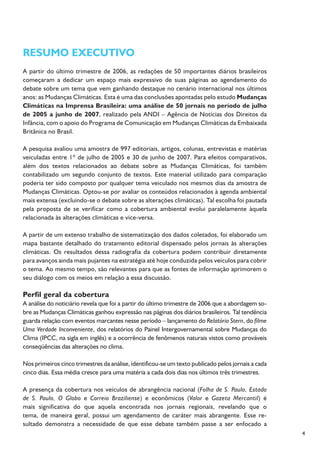 Pesquisa Jornalismo e Mudanças Climáticas - ANDI