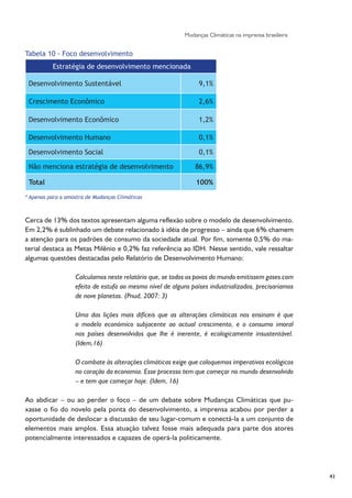 Pesquisa Jornalismo e Mudanças Climáticas - ANDI