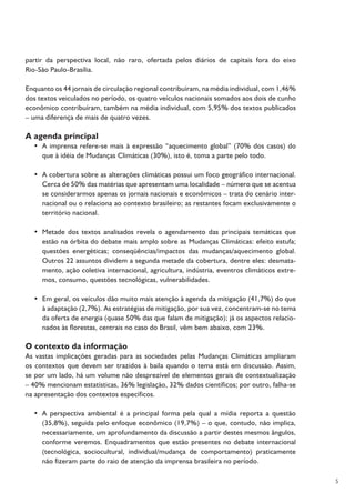 Pesquisa Jornalismo e Mudanças Climáticas - ANDI