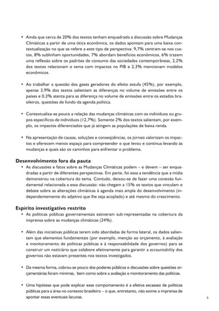 Pesquisa Jornalismo e Mudanças Climáticas - ANDI