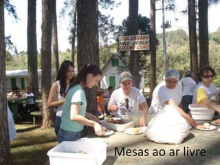 Mesas ao ar livre
 