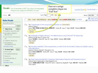 Para ver o artigo completo clique em “FullText”