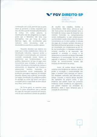 Pesquisa Classificação Indicativa - 