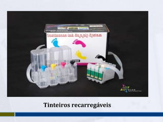 Limpeza dos tinteiros e da cabeça