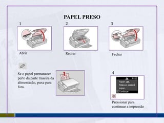 Digitalizar para um computador1Ver se instalou correctamente o software no computador desta impressora e faça a conexão usando as instruções. 23Face para baixo na horizontal.Seleccionar digitalizaçãoSeleccionar opçãoDepois do passo 3 o computador começara automaticamente a fazer a digitalização. Para mais informações consultar o guia de usuário online.