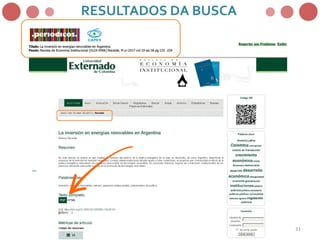 RESULTADOS DA BUSCA
31
 