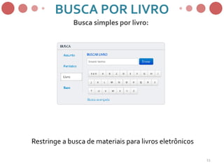Busca simples por livro:
Restringe a busca de materiais para livros eletrônicos
BUSCA POR LIVRO
51
 