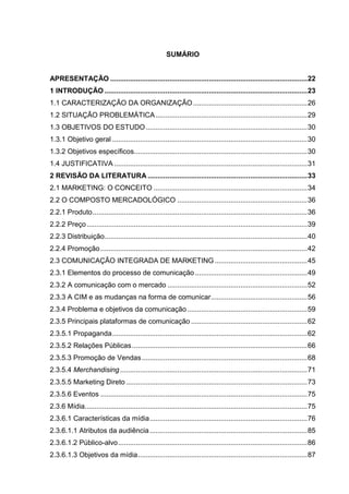 16
SUMÁRIO
APRESENTAÇÃO .....................................................................................................