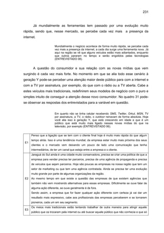 231
Já mundialmente as ferramentas tem passado por uma evolução muito
rápida, sendo que, nesse mercado, se percebe cada ve...