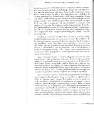 Pesquisa qualitativa com texto, imagem e som   cap 3