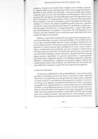 Pesquisa qualitativa com texto, imagem e som   cap 3