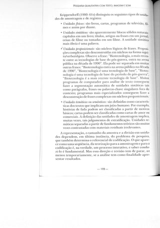 Pesquisa qualitativa com texto, imagem e som   cap 8