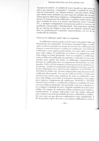 Pesquisa qualitativa com texto, imagem e som   cap 8