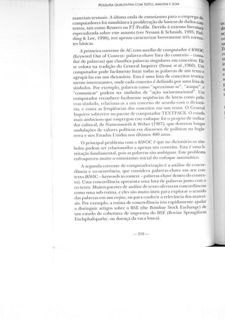 Pesquisa qualitativa com texto, imagem e som   cap 8
