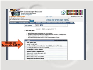 Banco de
Teses da CAPES
 