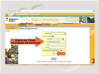 Digite em Título
Tecnologia Educacional
 
