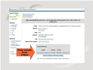 Tese versão
   final
  Clique
 
