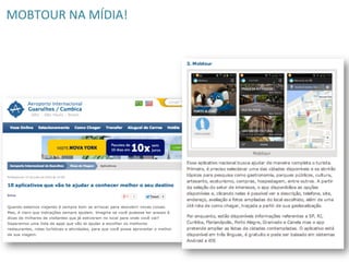 MOBTOUR	
  NA	
  MÍDIA!	
  
 