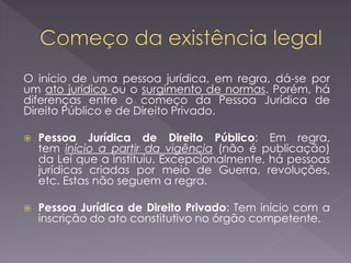 Pessoa Jurídica | PPTX