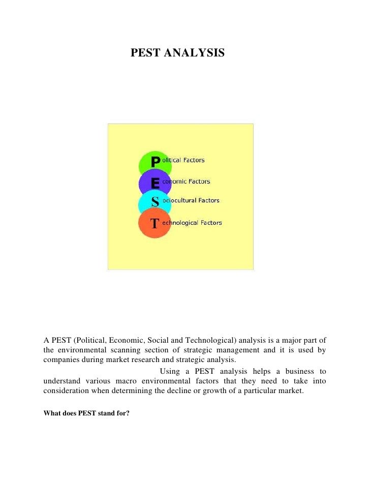 Pest analysis of paint industry in