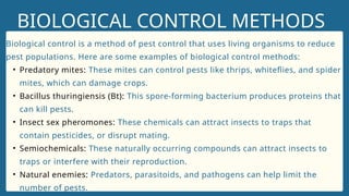 Methods Biology Example PESTS AND PEST CONTROL (MANAGEMENT)METHODS.pptx
