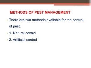 Pest and pest management in medicinal Plants by Dr.U.Srinivasa ...