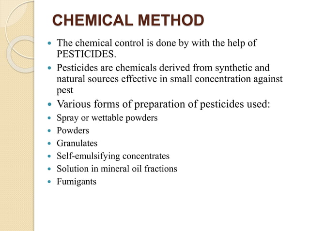TYPES OF PEST CONTROL AND METHODS OF PEST CONTROL.pptx