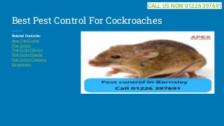 Best Pest Control For Cockroaches
Related Contents:
Apex Pest Control
Pest Control
Pest Control Service
Pest Control Nearby
Pest Control Company
Exterminator
CALL US NOW 01226 397691
 