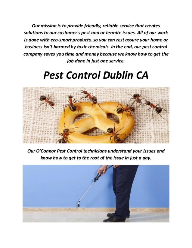O'Connor Pest Control In Dublin, CA