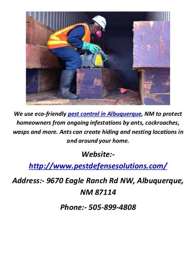 Pest Control In Albuquerque By Pest Defense Solutions