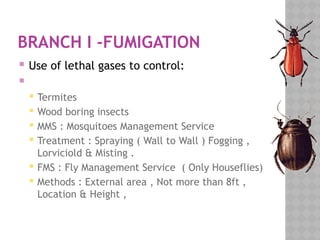 Pest Control Management, types of pest, Pest controlling .PPt