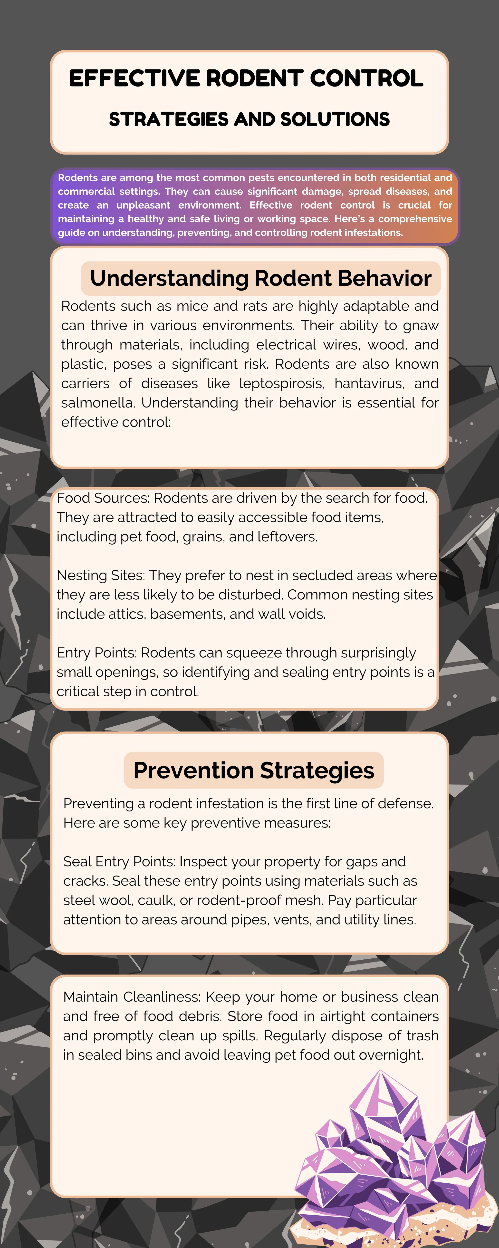 Effective Rodent Control - Strategies and Solutions | PDF