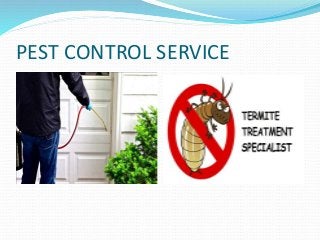 PEST CONTROL SERVICE
 