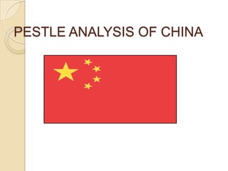 PESTLE ANALYSIS OF CHINA

 