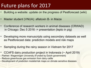 Pestforecast: Surveillance and early warning systems for climate sensitive diseases in Vietnam